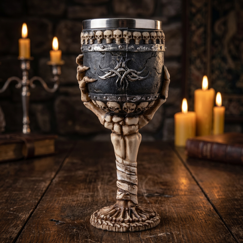 Copa Medieval Brazo Calavera