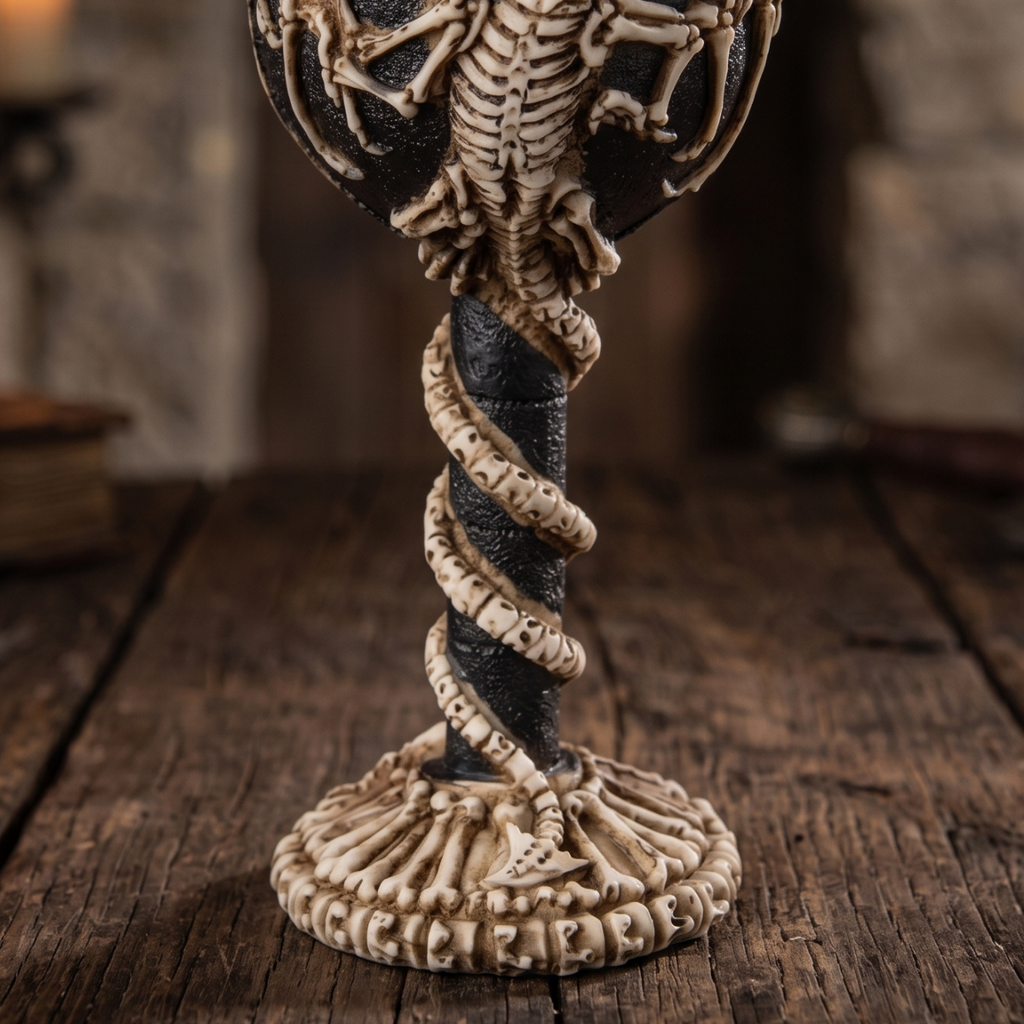 Copa Medieval Dragon de Hueso
