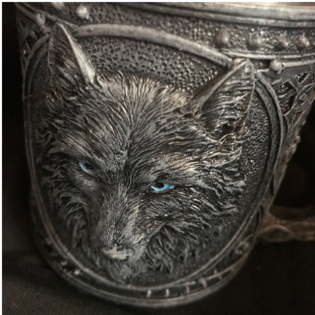 Jarra Medieval Lobo Oscuro 