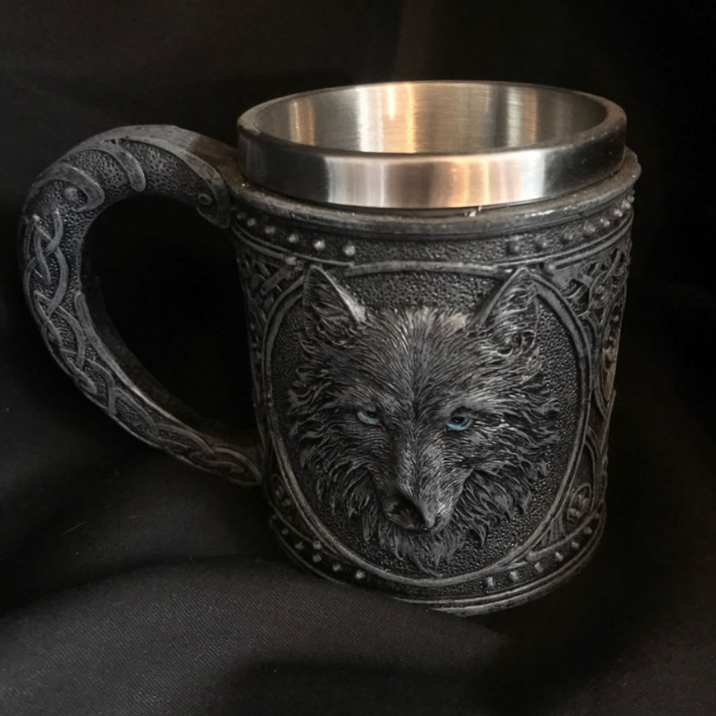 Jarra Medieval Lobo Oscuro 