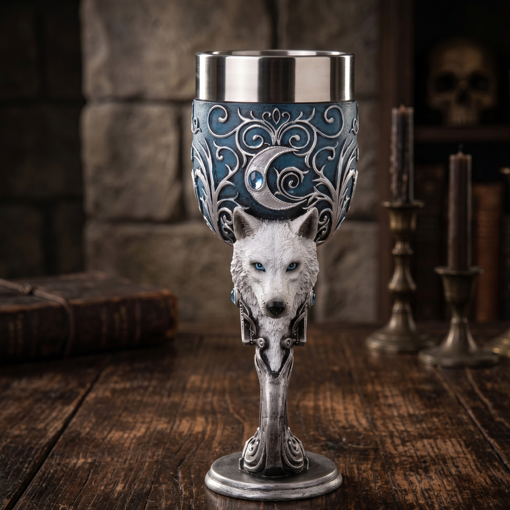 Copa Medieval Lobo Blanco
