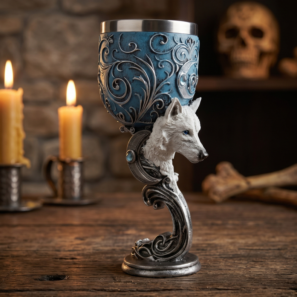 Copa Medieval Lobo Blanco