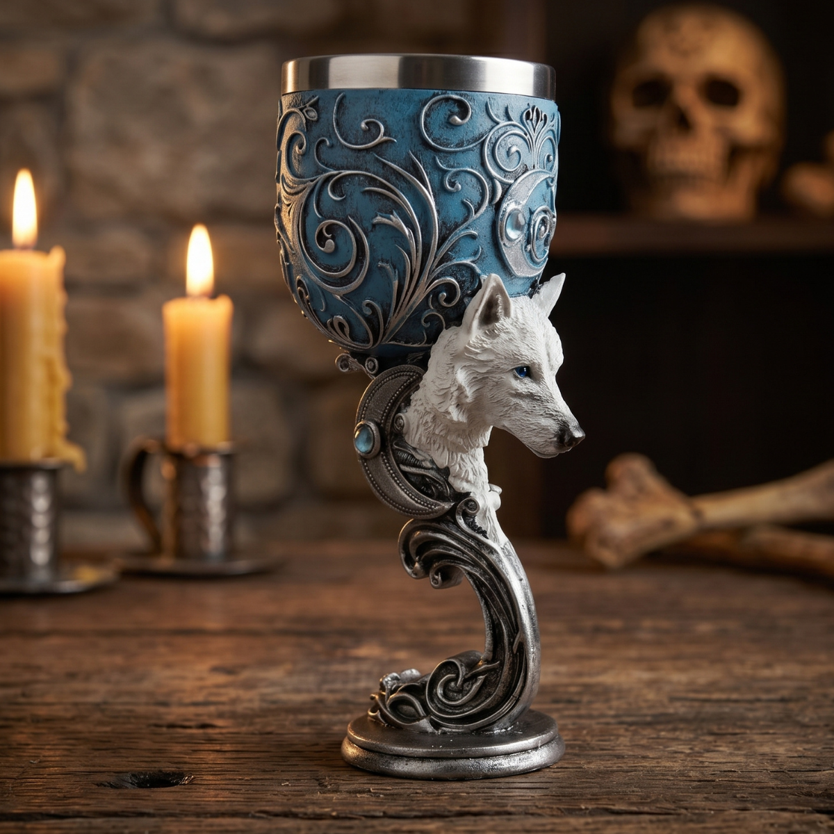 Copa Medieval Lobo Blanco