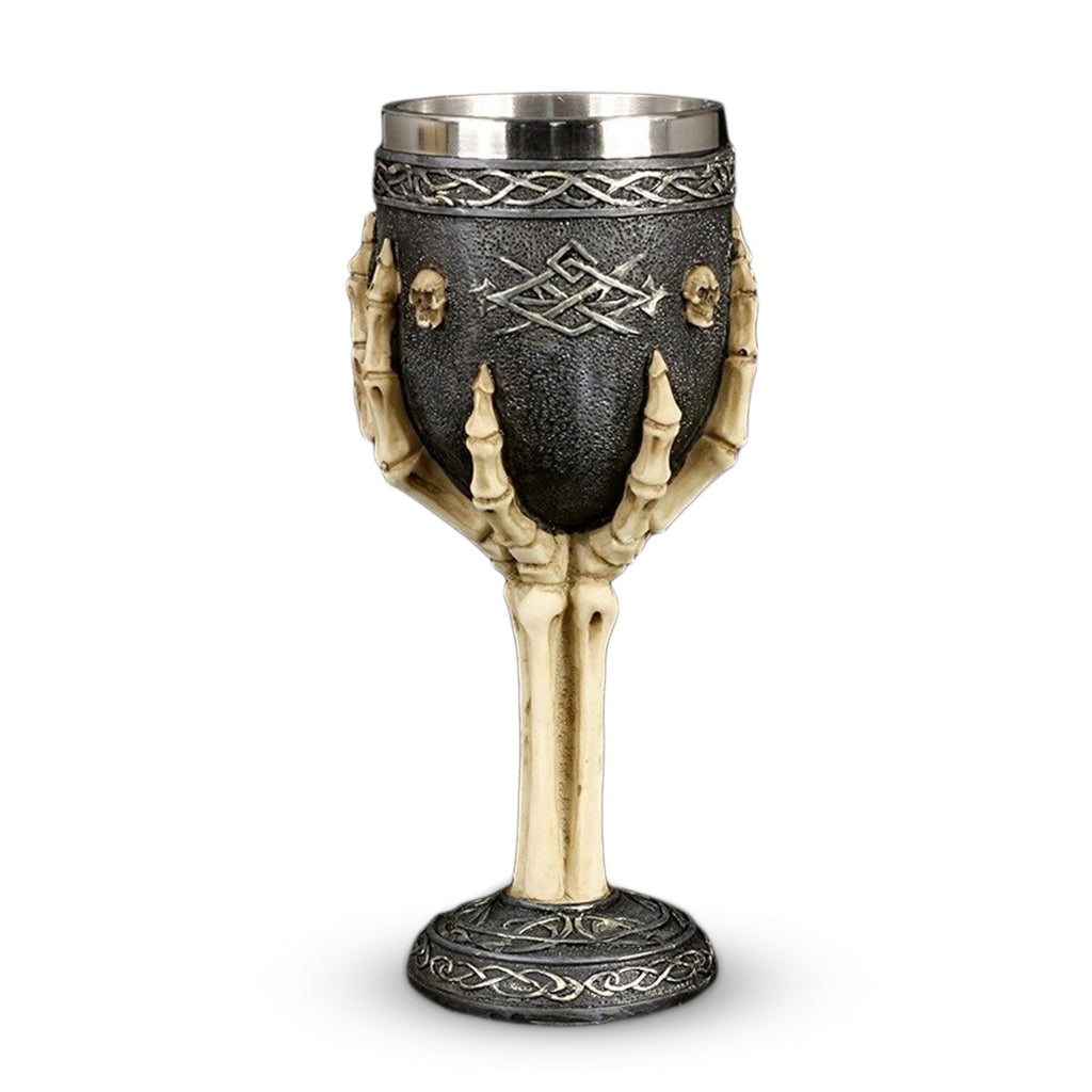 Copa Cáliz Calavera Medieval Vikingo
